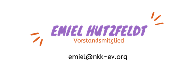 Emiel Hutzfeldt, Vorstandsmitglied, emiel (ätt) nkk-ev.org